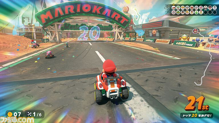 『マリオカート ワールド』1周年。草原や街、海、火山……すべてがつながった世界でくり広げられるレースに大興奮！【今日は何の日？】