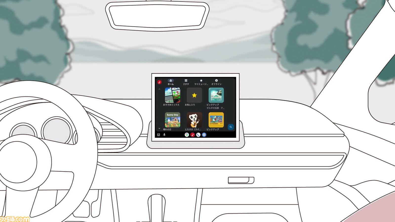 “ニンテンドーミュージック”がPCブラウザやタブレットに対応。Android Auto、Apple CarPlayにも対応し、車の中でもゲーム音楽が楽しめるように