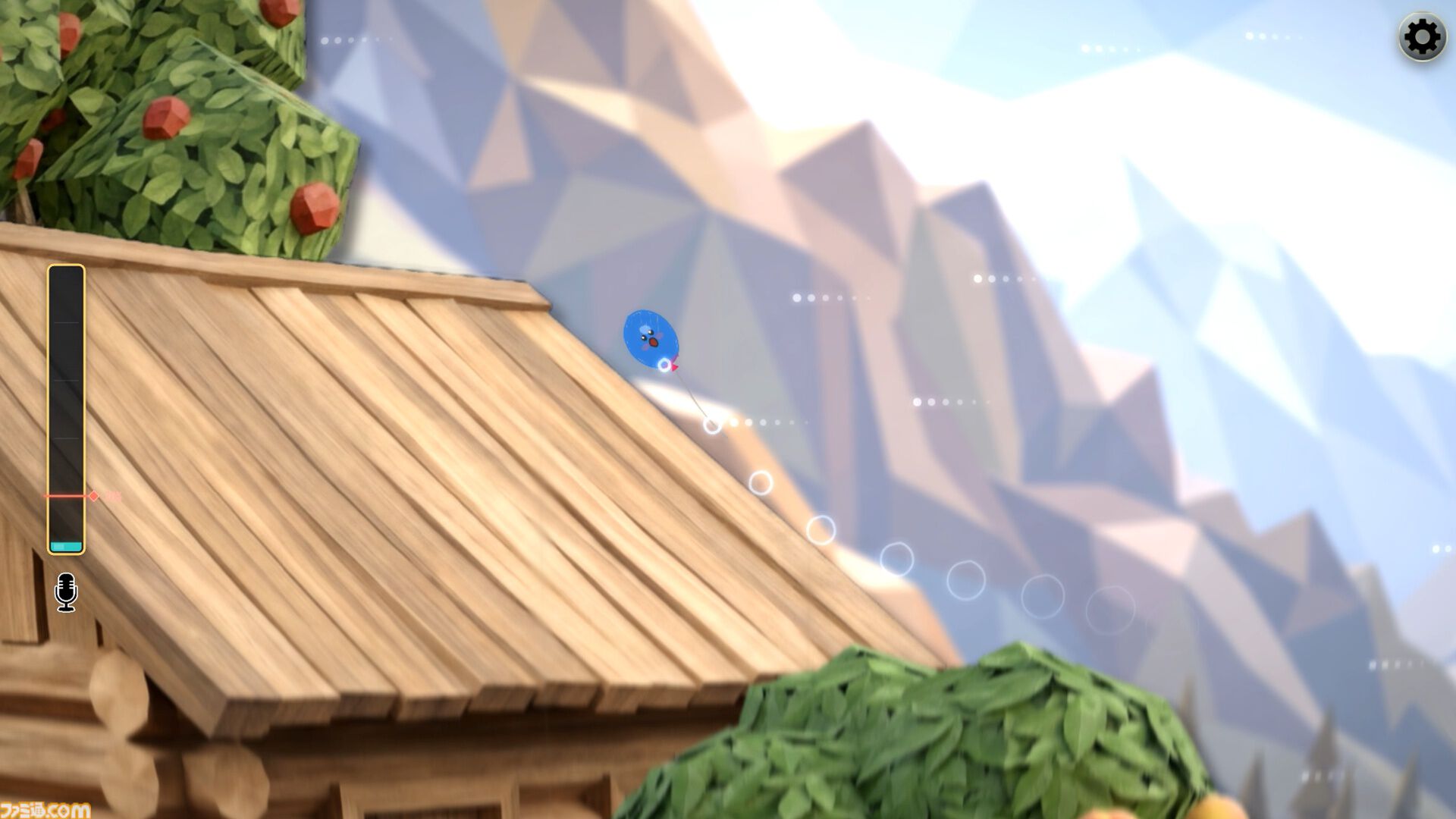 『Fu-Fu-Chan -way up!-』マイクに息を吹きかけて風船を空高くに導く高難度2Dスクロールアクションが7月13日に発売。体験版が期間限定で配信開始