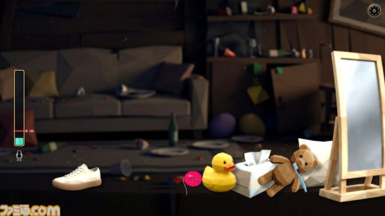 『Fu-Fu-Chan -way up!-』マイクに息を吹きかけて風船を空高くに導く高難度2Dスクロールアクションが7月13日に発売。体験版が期間限定で配信開始