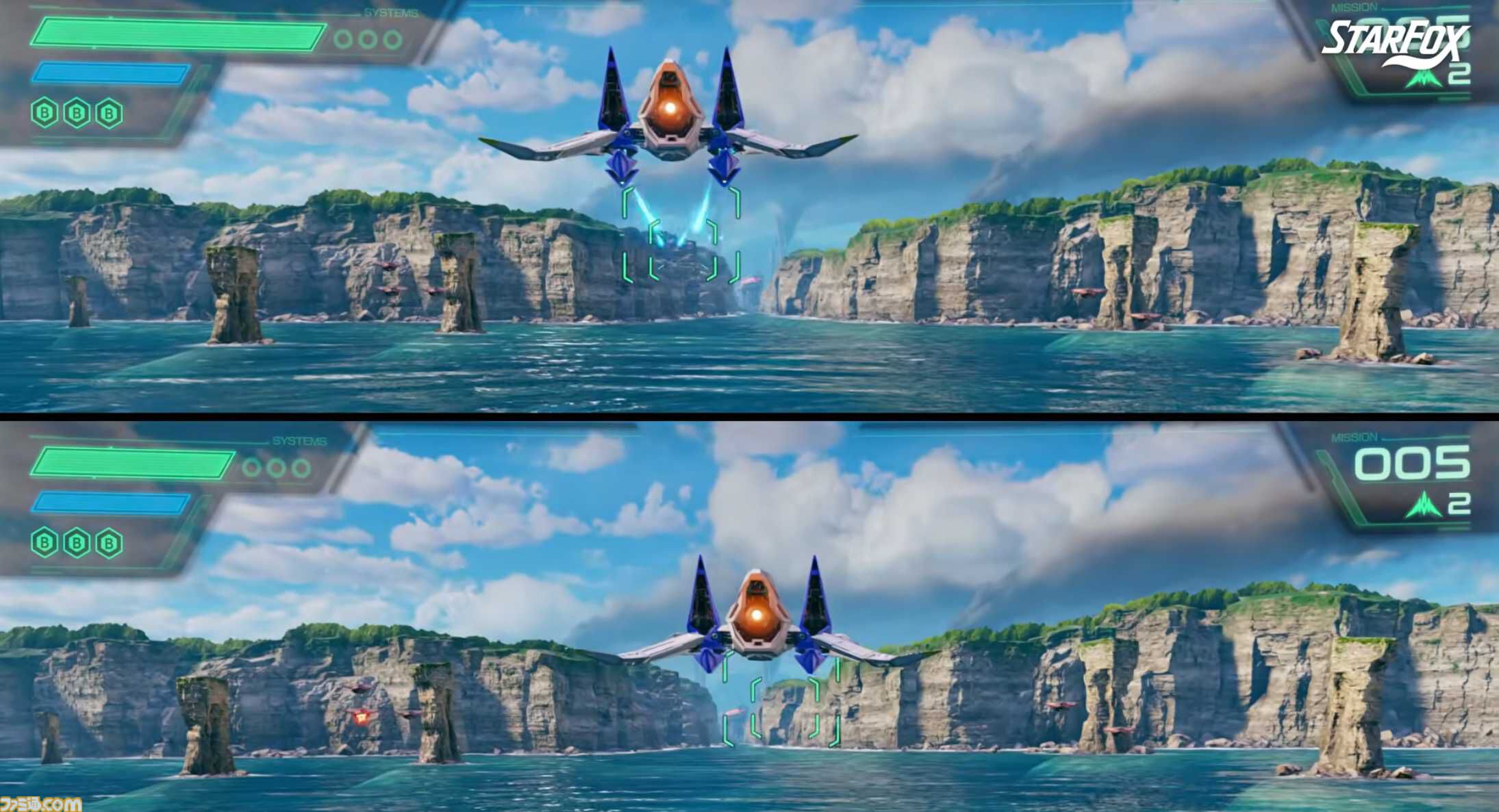 新作『Star Fox』（スターフォックス）新映像が公開。原作（64版）からイベントシーンが大幅に追加。難易度イージーではレーザーがつねにパワーアップ状態に