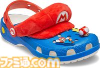 『スーパーマリオ』コラボクロックスが7月16日に発売。おなじみの赤帽子やピーチ、ヨッシー、クッパなど一目で分かる各カラー