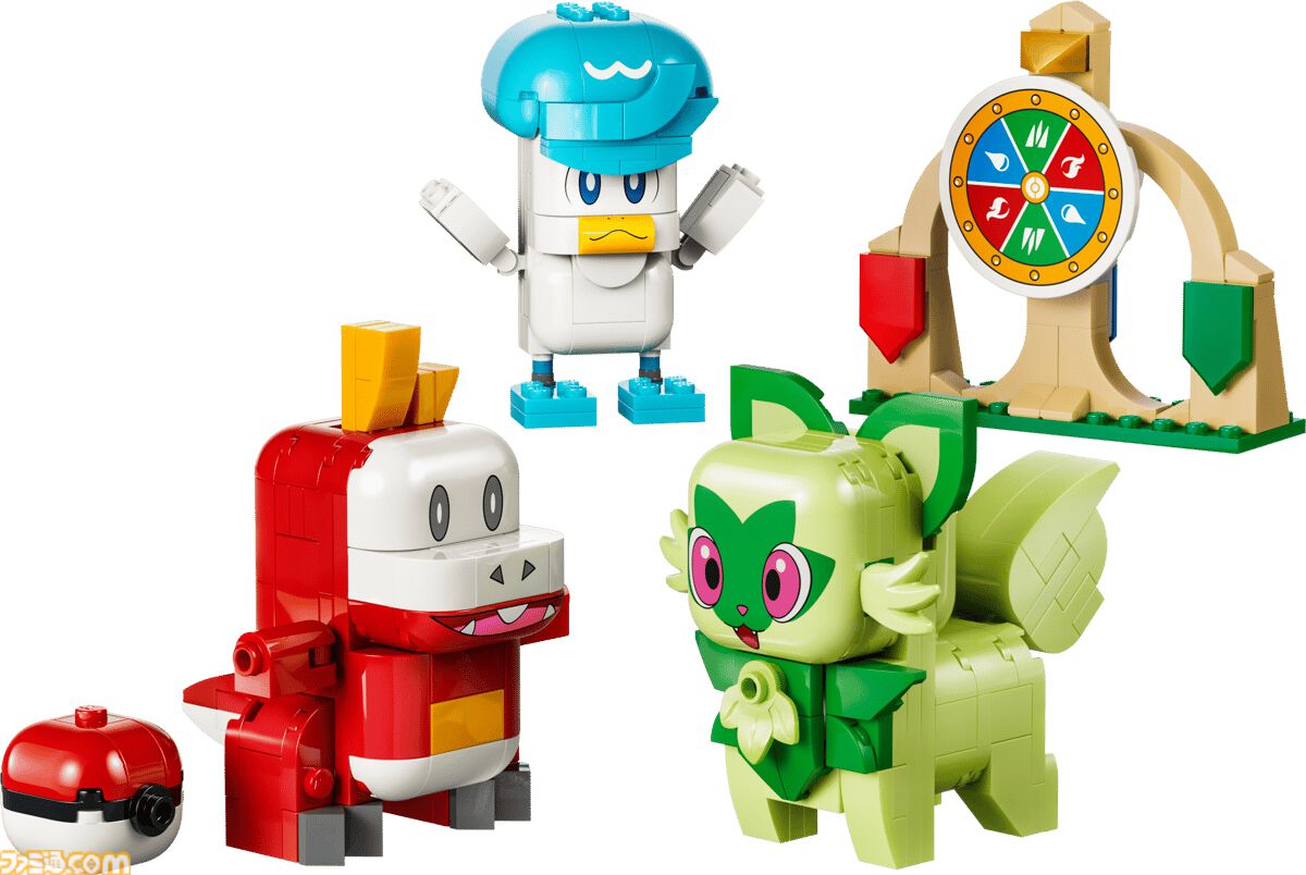 【ポケモン】レゴコラボ第2弾が8月1日に海外で発売。ミュウやブラッキー＆ガブリアス、ニャオハたちが動きに反応する“レゴ スマートプレイシステム”で登場