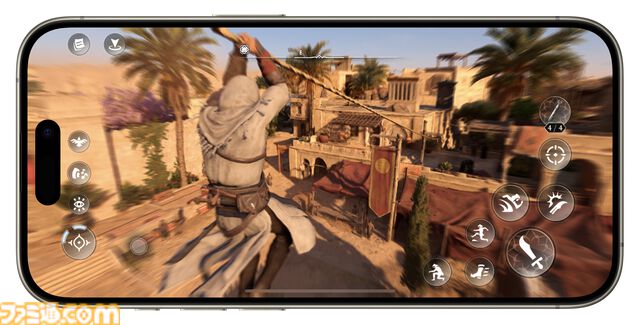 『アサシン クリード ミラージュ』iOS版が配信開始。タッチスクリーンで魅力的なアクションが楽しめるほか、クロスプログレッションやクロスセーブに対応。50％オフで購入できる期間限定セールも