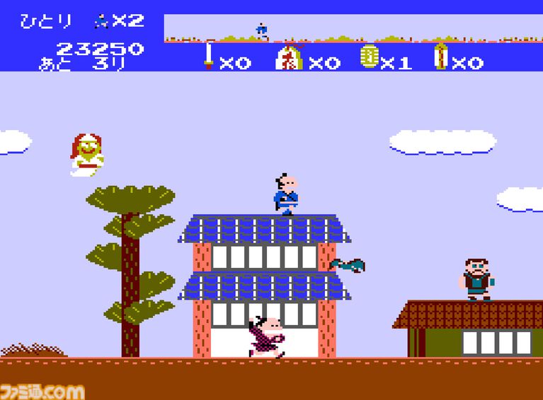 【コンアカ】『かんしゃく玉なげカン太郎の東海道五十三次』6月4日に配信決定。花火職人のカン太郎の旅を描く、サンソフトのアクションゲーム