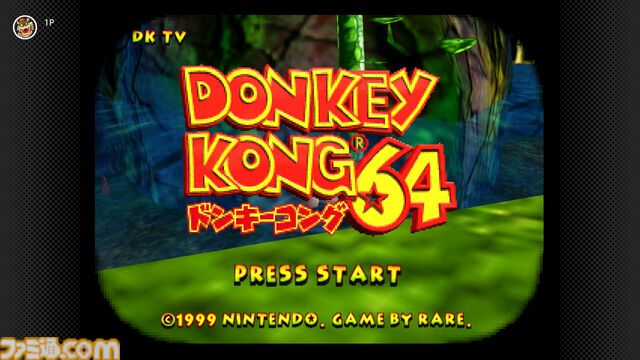 『ドンキーコング64』がニンテンドウ 64 Nintendo Classicsに登場。ゴールデンバナナを求めて冒険する、1999年発売の3Dアクション