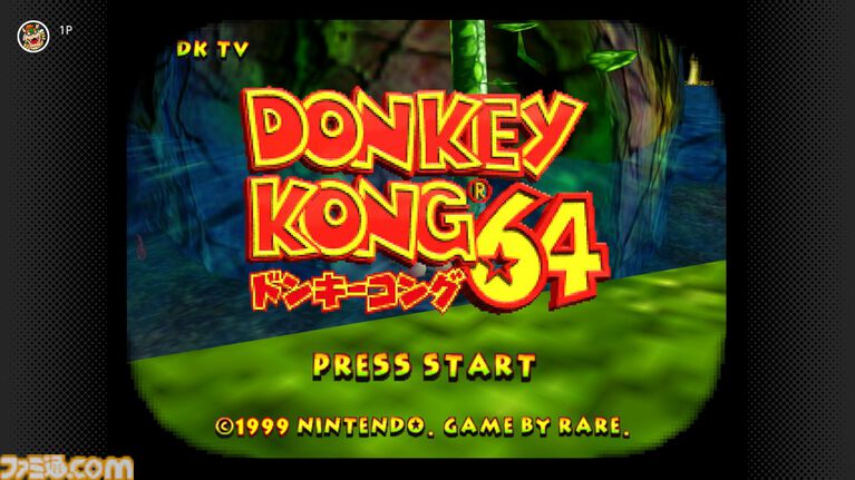 『ドンキーコング64』がニンテンドウ 64 Nintendo Classicsに登場。ゴールデンバナナを求めて冒険する、1999年発売の3Dアクション