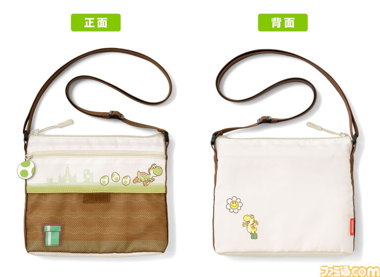 『スーパーマリオ』ヨッシーと一緒におでかけを楽しめるサコッシュ、ICカードケースが登場。Nintendo Storeほかで本日（6/4）より発売