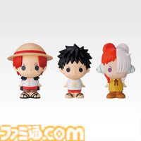 『ワンピース』赤髪海賊団テーマの一番くじが本日（6/6）発売。ラストワン賞は第1話シャンクス＆ルフィの感動シーン再現フィギュア。ヒグマのトレカ風アクスタもある