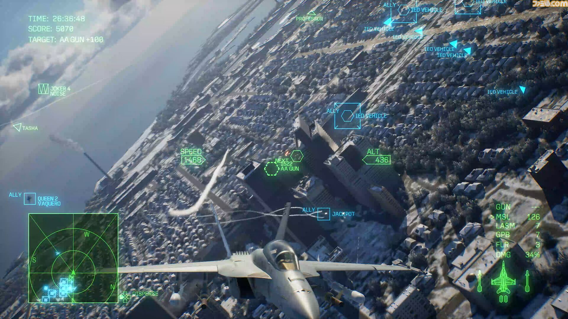 『エースコンバット8』入手した強化パーツで機体を自分好みにできるカスタマイズ機能の詳細が公開。プレイアブル機体、ミッションの一部も公開
