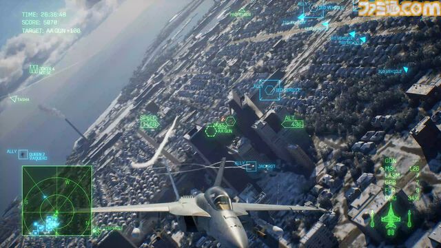 『エースコンバット8』入手した強化パーツで機体を自分好みにできるカスタマイズ機能の詳細が公開。プレイアブル機体、ミッションの一部も公開