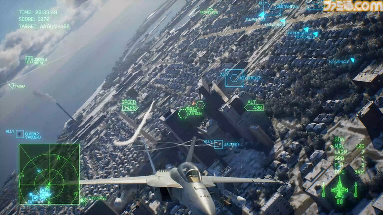 『エースコンバット8』入手した強化パーツで機体を自分好みにできるカスタマイズ機能の詳細が公開。プレイアブル機体、ミッションの一部も公開