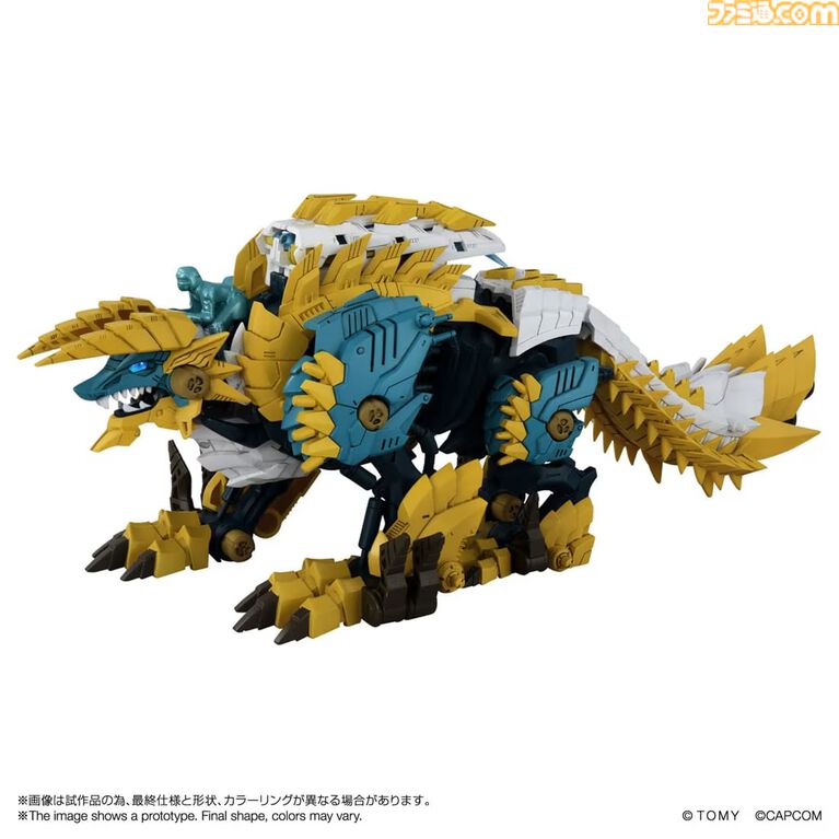 【ゾイド×モンハン】ジンオウガモデルのワイルドライガーが2027年1月下旬に発売。亜種カラーをベースにしたゴクオウも登場