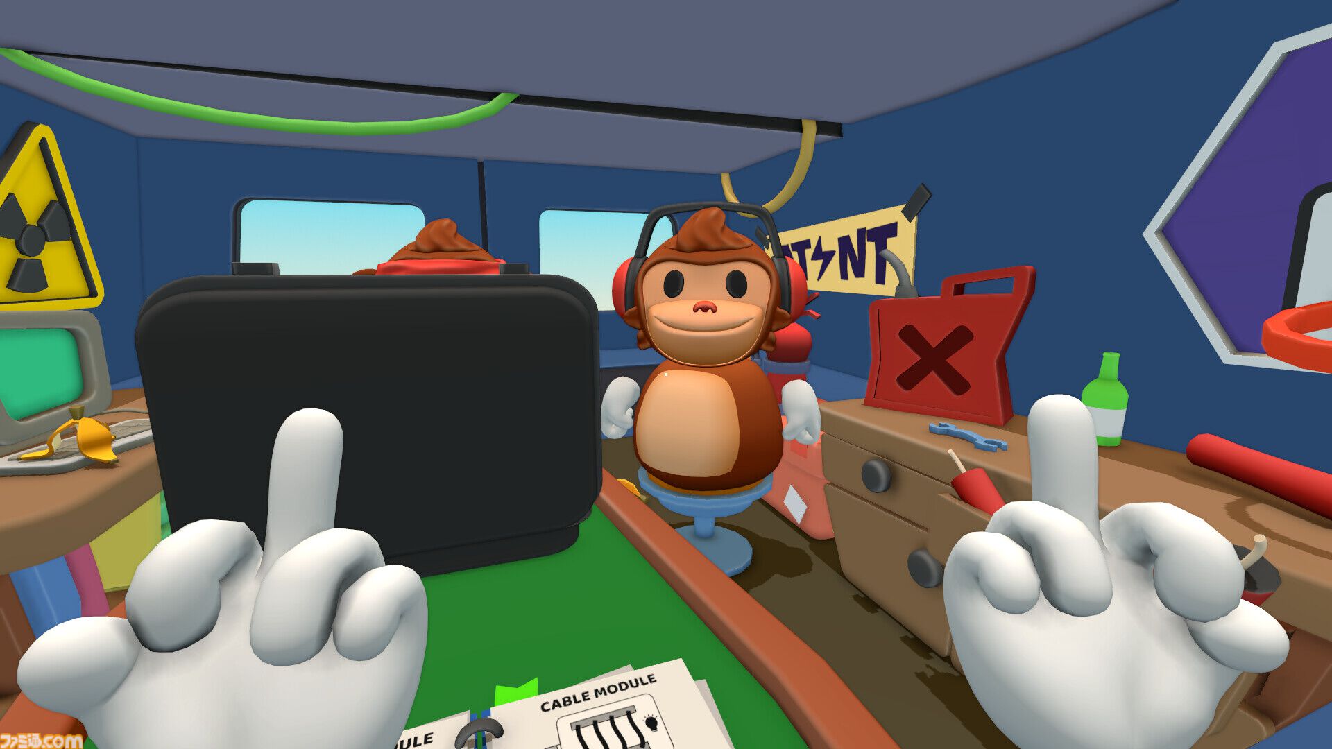 『BOMBANANA!』見ざる・聞かざる・言わざるで挑む3人協力ゲーム。爆弾操作役、マニュアルを持つ指示役、情報伝達役に分かれて爆弾解除を目指せ