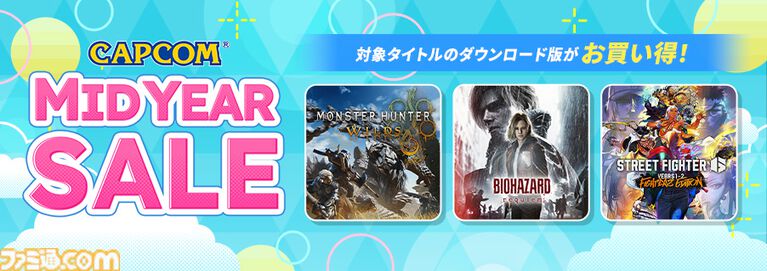 『バイオハザード レクイエム』がデジタルストアで20％オフの初セール。『モンハン ダブルクロス』Switch版は87％オフに。カプコンのミッドイヤーセールが開催