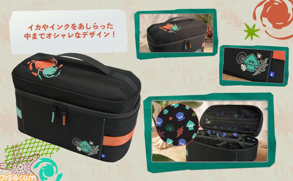 『スプラトゥーン レイダース』Switch2用ワイヤレスコントローラがホリから発売。クリアー素材＆躍動感のあるインクのデザインがカッコいい。ヘッドセットや収納バッグなども登場