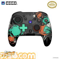 『スプラトゥーン レイダース』Switch2用ワイヤレスコントローラがホリから発売。クリアー素材＆躍動感のあるインクのデザインがカッコいい。ヘッドセットや収納バッグなども登場