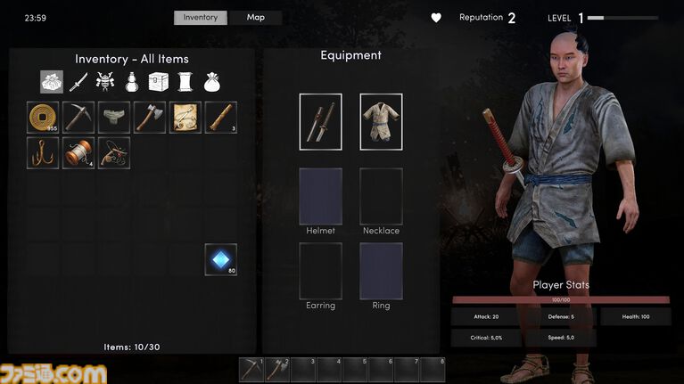 『Red Masked Ronin』浪人となり封建時代の日本を探索するオープンワールドアクションRPGの実機プレイ映像が公開。発売は2026年後半