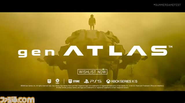 SGF上田文人新作『gen ATLAS』が正式発表。荒廃した惑星で巨大ロボを操るアクション