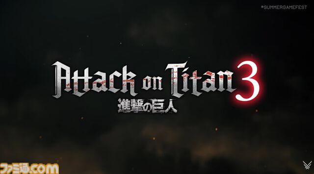 『進撃の巨人3』コーエーテクモの新作アクション発表、7月1日発売決定。本編クライマックスのマーレ編がメインに【Summer Game Fest 2026】