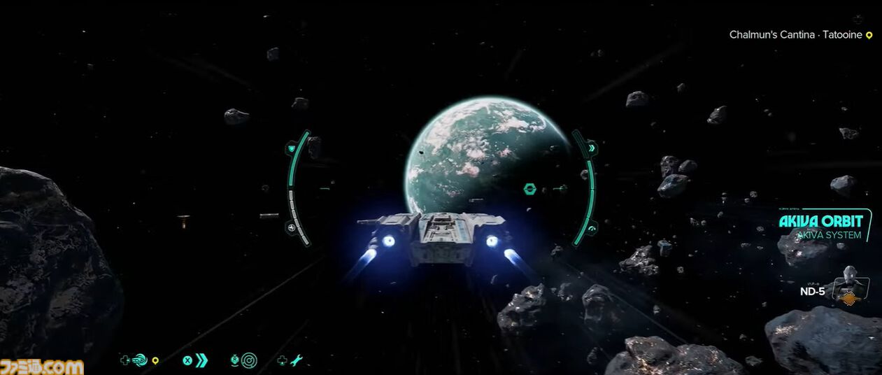 『スター・ウォーズ 無法者たち』実機映像によるゲーム紹介動画が公開。宇宙船に乗って目的の惑星に向かうまでがシームレスに飛行する様子が爽快【Ubisoft Forward】