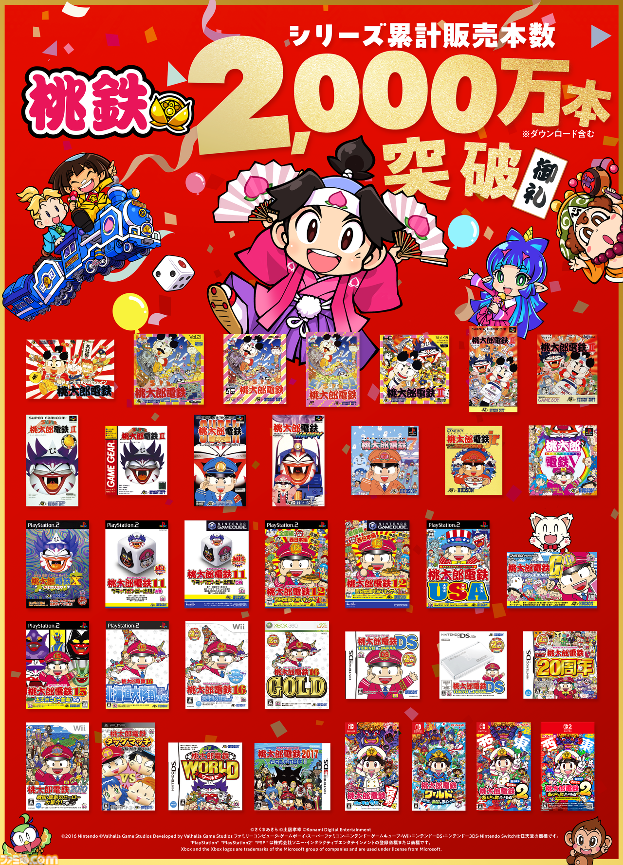 【人気作5本セット】Switch スプラ3 桃鉄 ドラクエ プロスピ 人生ゲーム 画像ページ (1/4) 『桃鉄』シリーズ販売本数が2000万本を突破。1988年