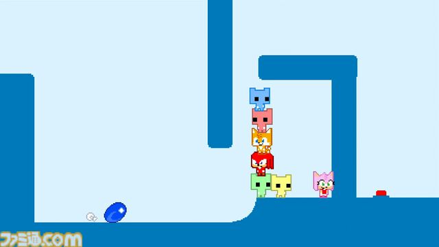 『ソニックピコパーク』スピンダッシュやリングなどソニックらしいアクション＆ギミックと、『ピコパーク』らしいパズル要素のある協力プレイが見事に融合。どちらのファンも満足できる作品になる予感【SGF2026】