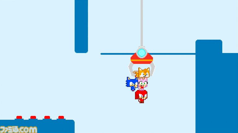 『ソニックピコパーク』スピンダッシュやリングなどソニックらしいアクション&ギミックと、『ピコパーク』らしいパズル要素のある協力プレイが見事に融合。どちらのファンも満足できる作品になる予感【SGF2026】