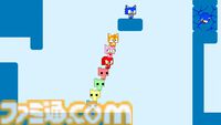 『ソニックピコパーク』スピンダッシュやリングなどソニックらしいアクション＆ギミックと、『ピコパーク』らしいパズル要素のある協力プレイが見事に融合。どちらのファンも満足できる作品になる予感【SGF2026】