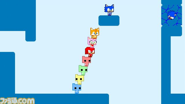『ソニックピコパーク』スピンダッシュやリングなどソニックらしいアクション＆ギミックと、『ピコパーク』らしいパズル要素のある協力プレイが見事に融合。どちらのファンも満足できる作品になる予感【SGF2026】