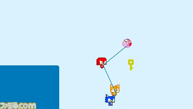 『ソニックピコパーク』スピンダッシュやリングなどソニックらしいアクション＆ギミックと、『ピコパーク』らしいパズル要素のある協力プレイが見事に融合。どちらのファンも満足できる作品になる予感【SGF2026】