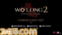 【ウォーロン2】『Wo Long 2: Wings of Ember』発表。2027年初旬リリース。レッドクリフ（赤壁）の戦いが舞台か【XBOX Games Showcase 2026】