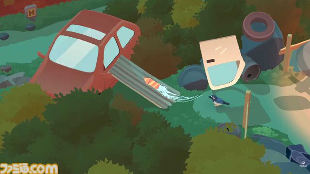 『Bad Magpie』2027年発売。片翼のカササギとなってイタズラしまくる。絵本のようなテイストでありつつ、どことなくシュール【XBOX Games Showcase 2026】