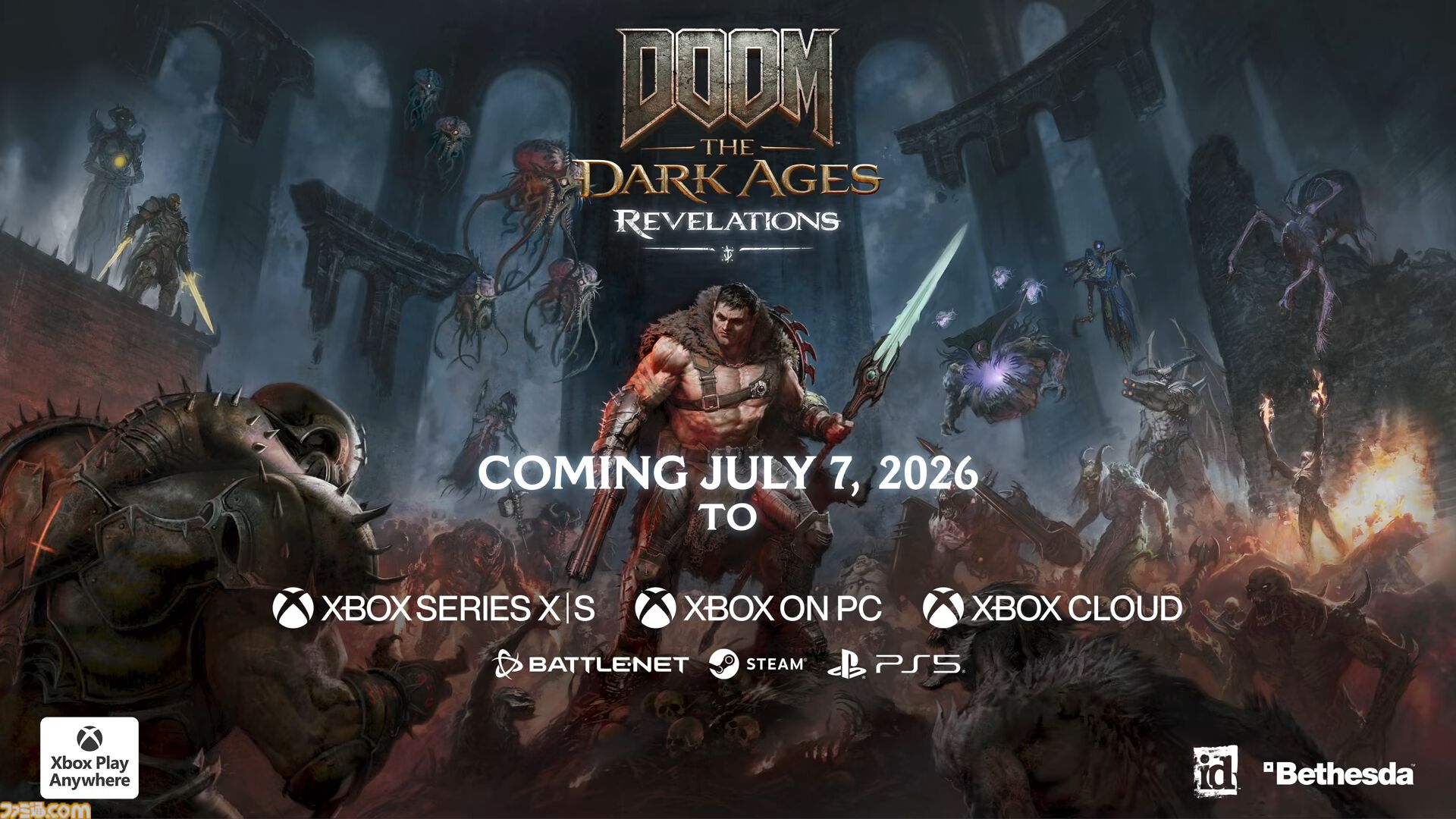『DOOM: The Dark Ages Revelations』発表、7月7日発売決定。新たな土地、新たな武器で押し寄せる悪魔を狩りつくせ【XBOX Games Showcase 2026】