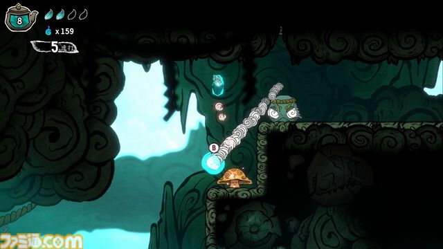 『ボウと月夜の碧い花』体験版レビュー。空中アクションがやみつきになる和風メトロイドヴァニア。日本の神話や伝承がモチーフの世界観にも引き込まれる