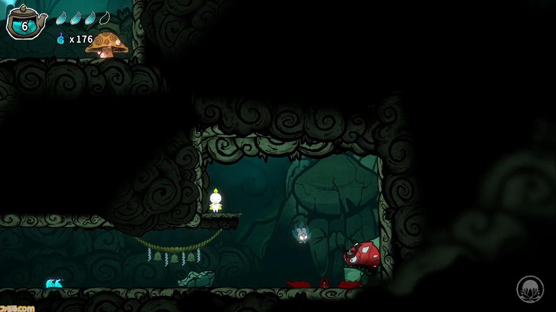 『ボウと月夜の碧い花』体験版レビュー。空中アクションがやみつきになる和風メトロイドヴァニア。日本の神話や伝承がモチーフの世界観にも引き込まれる