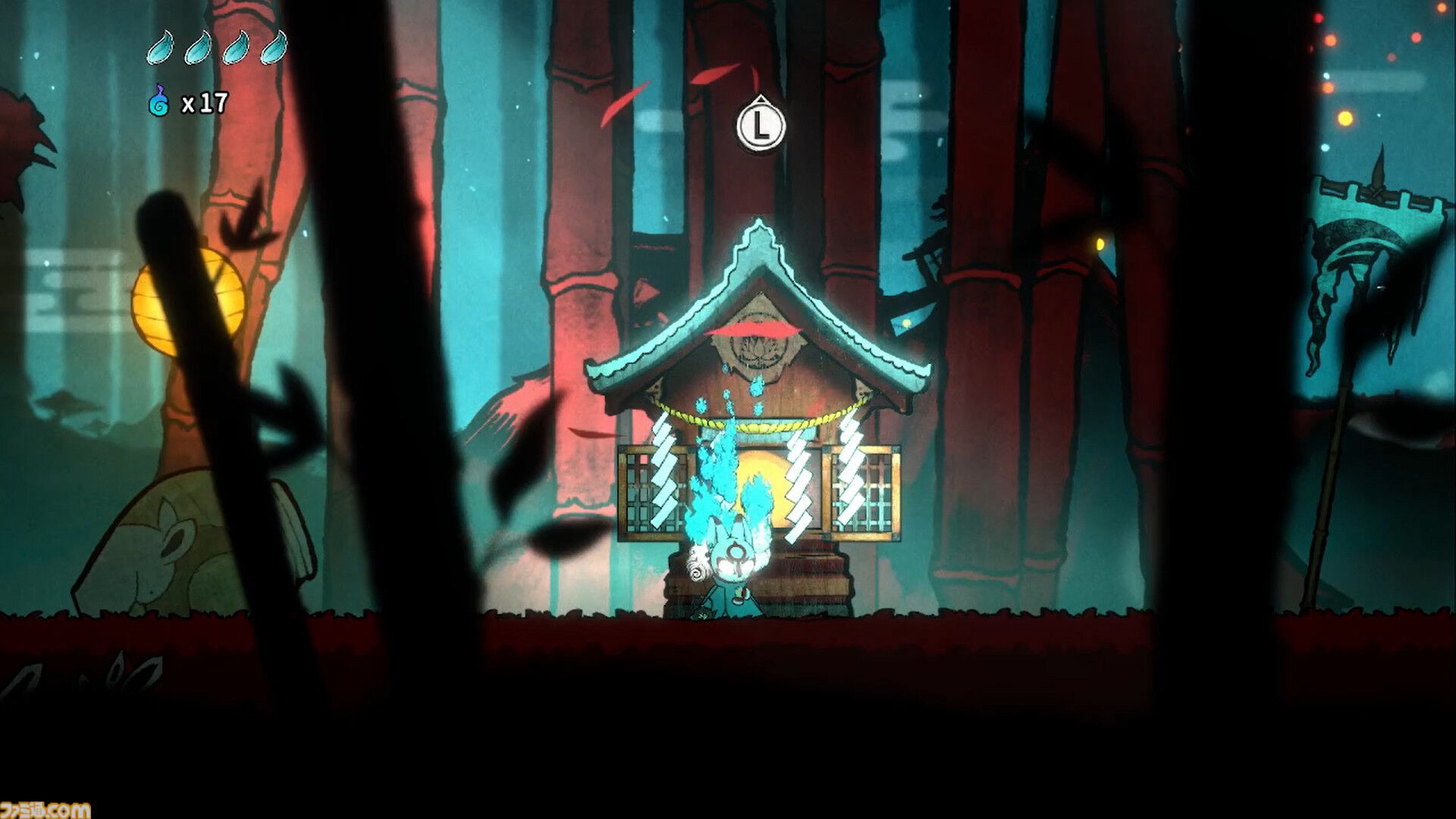 『ボウと月夜の碧い花』体験版レビュー。空中アクションがやみつきになる和風メトロイドヴァニア。日本の神話や伝承がモチーフの世界観にも引き込まれる