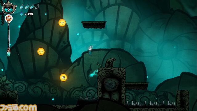 『ボウと月夜の碧い花』体験版レビュー。空中アクションがやみつきになる和風メトロイドヴァニア。日本の神話や伝承がモチーフの世界観にも引き込まれる