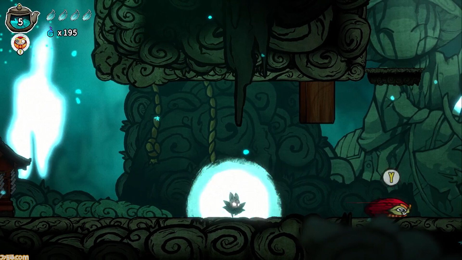 『ボウと月夜の碧い花』体験版レビュー。空中アクションがやみつきになる和風メトロイドヴァニア。日本の神話や伝承がモチーフの世界観にも引き込まれる