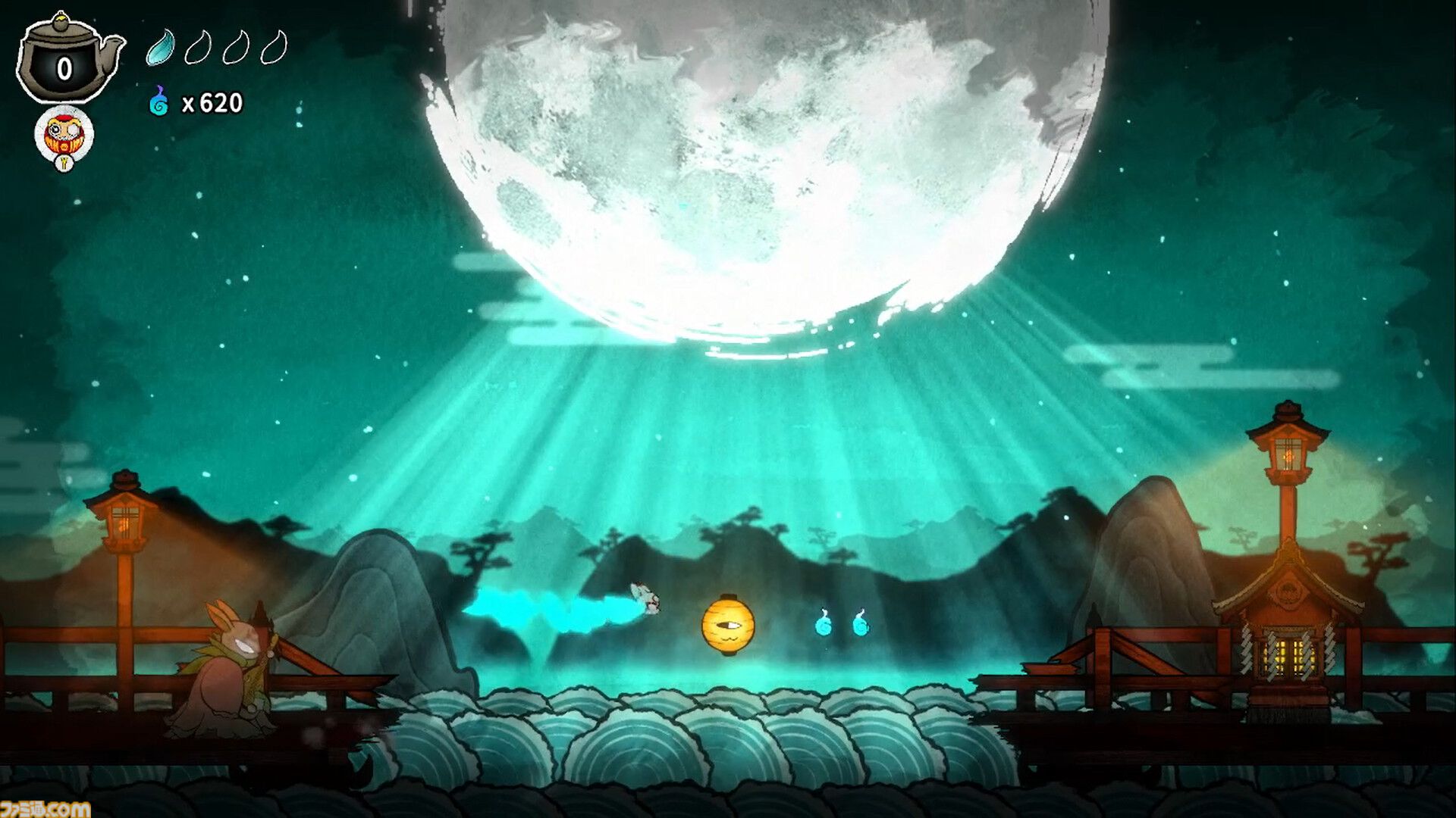『ボウと月夜の碧い花』体験版レビュー。空中アクションがやみつきになる和風メトロイドヴァニア。日本の神話や伝承がモチーフの世界観にも引き込まれる