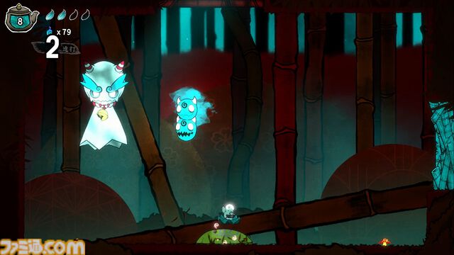 『ボウと月夜の碧い花』体験版レビュー。空中アクションがやみつきになる和風メトロイドヴァニア。日本の神話や伝承がモチーフの世界観にも引き込まれる
