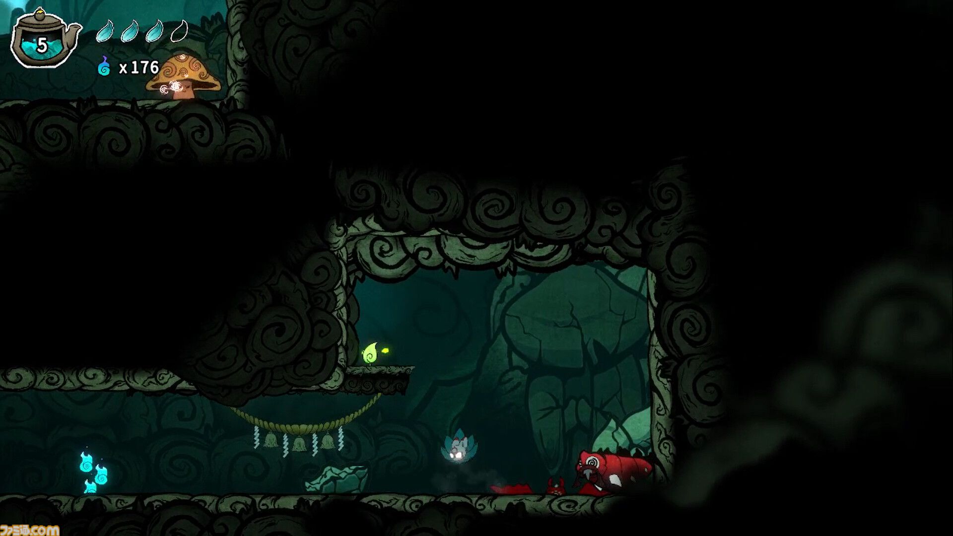 『ボウと月夜の碧い花』体験版レビュー。空中アクションがやみつきになる和風メトロイドヴァニア。日本の神話や伝承がモチーフの世界観にも引き込まれる