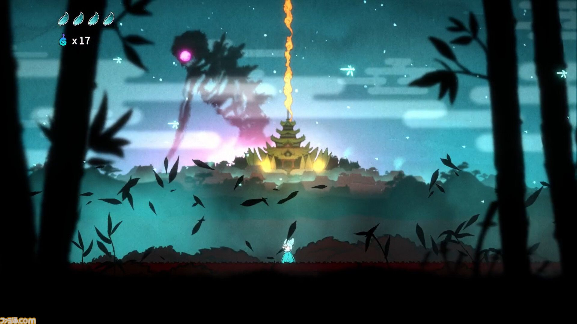 『ボウと月夜の碧い花』体験版レビュー。空中アクションがやみつきになる和風メトロイドヴァニア。日本の神話や伝承がモチーフの世界観にも引き込まれる