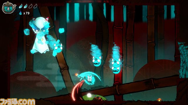 『ボウと月夜の碧い花』体験版レビュー。空中アクションがやみつきになる和風メトロイドヴァニア。日本の神話や伝承がモチーフの世界観にも引き込まれる