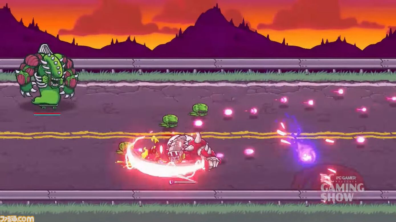 『MAXIMUM THUNDERNESS』ロックに弾けるローグライク横スクシューティング発表。カートゥーン世界で侵略エイリアンをぶちのめせ【PC Gaming Show】