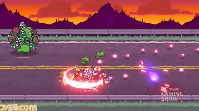 『MAXIMUM THUNDERNESS』ロックに弾けるローグライク横スクシューティング発表。カートゥーン世界で侵略エイリアンをぶちのめせ【PC Gaming Show】