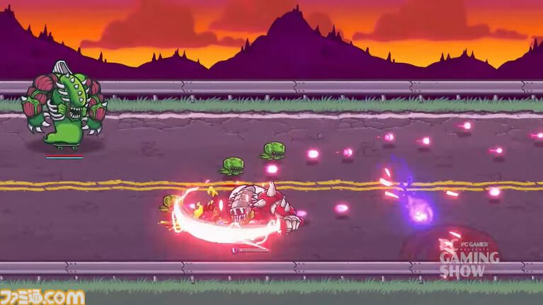 『MAXIMUM THUNDERNESS』ロックに弾けるローグライク横スクシューティング発表。カートゥーン世界で侵略エイリアンをぶちのめせ【PC Gaming Show】