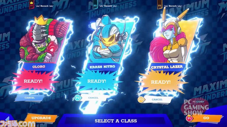 『MAXIMUM THUNDERNESS』ロックに弾けるローグライク横スクシューティング発表。カートゥーン世界で侵略エイリアンをぶちのめせ【PC Gaming Show】
