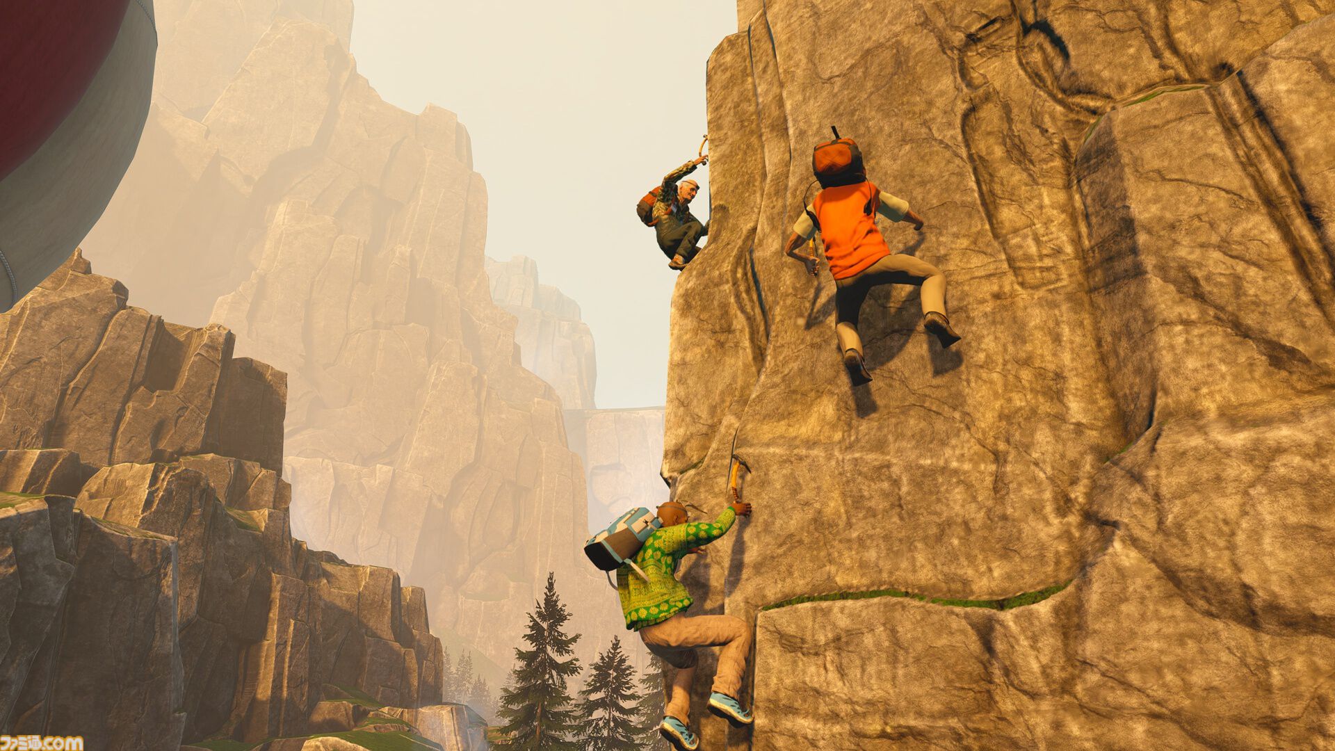『Sunset Summit』老人たちが怪しげな薬などを駆使して山頂を目指す協力登山アクション。最大8人プレイ対応の体験版が配信開始。道中にはチェックポイントも完備
