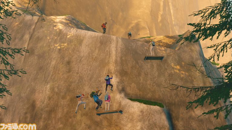 『Sunset Summit』老人たちが怪しげな薬などを駆使して山頂を目指す協力登山アクション。最大8人プレイ対応の体験版が配信開始。道中にはチェックポイントも完備